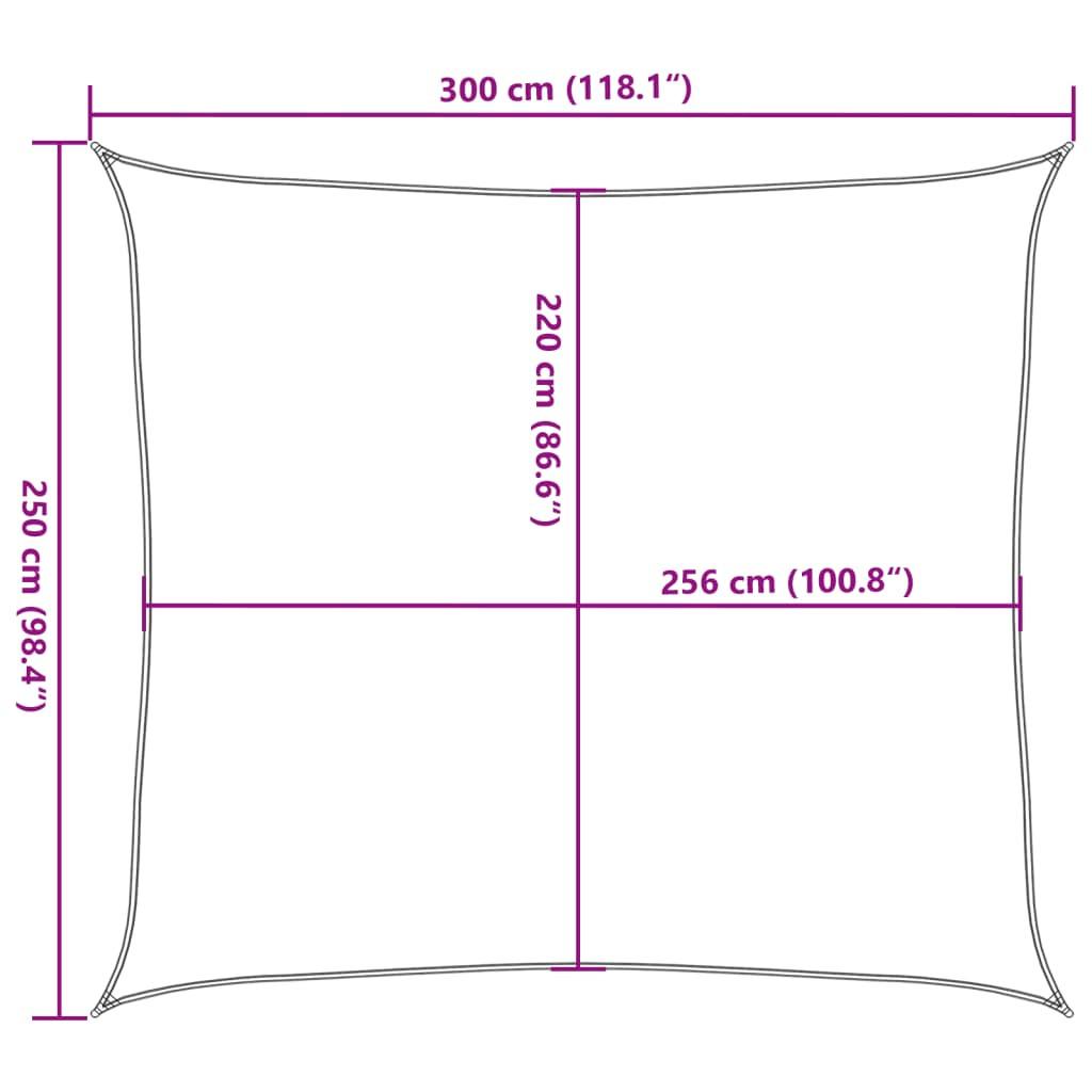 VidaXL Voile d'ombrage  