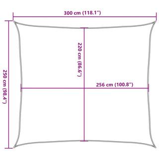 VidaXL Voile d'ombrage  