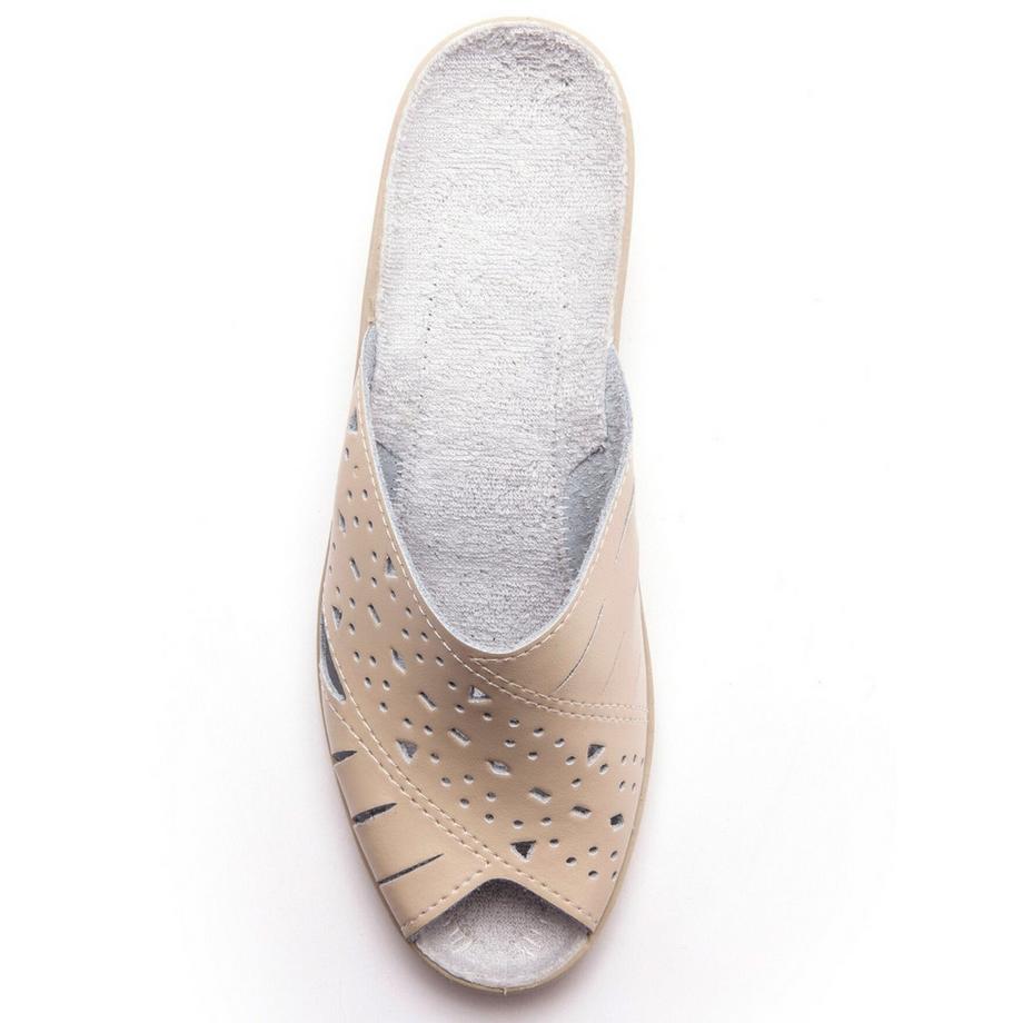 Pédiconfort Damen Leder Pantoletten  