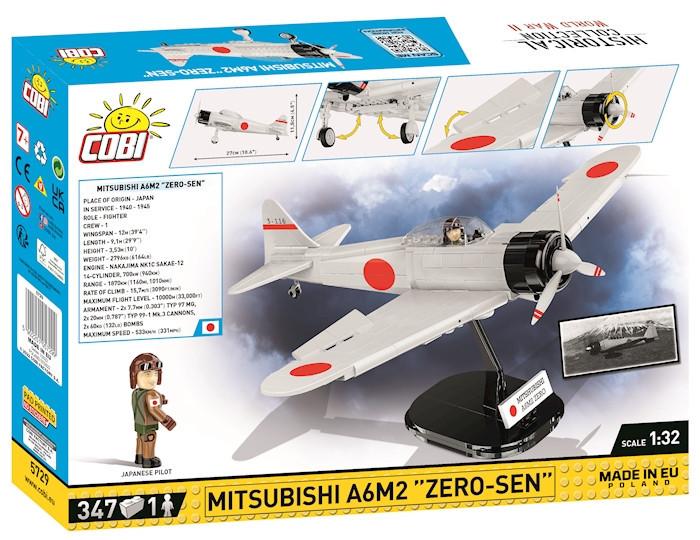 Cobi  Historical Collection Mitsubishi A6M2 Zero-Sen (5729) 