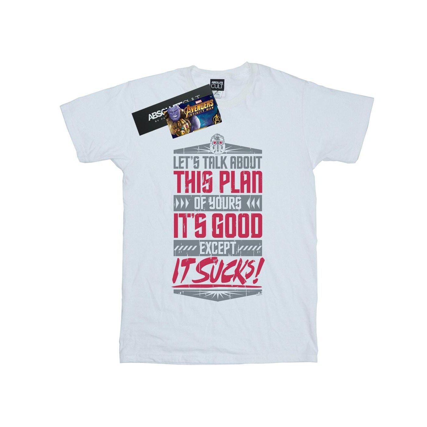 Image of Avengers Infinity War It Sucks Tshirt Herren Weiss L