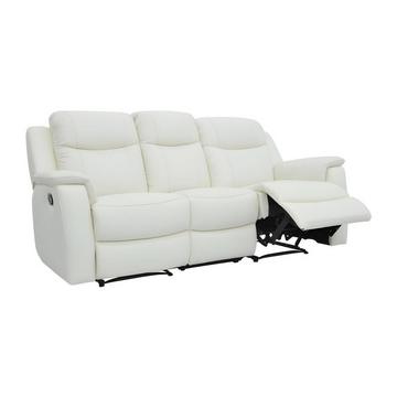 Relaxsofa Leder 3Sitzer ElfenbeinEVASION