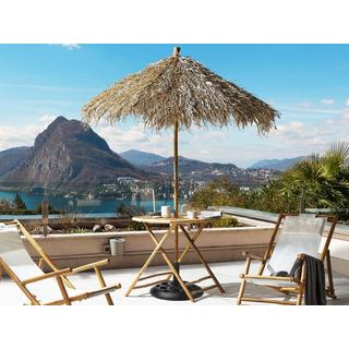 Beliani Table bistrot en Bambou Boho MOLISE  