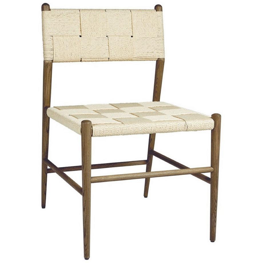 Blanc d'Ivoire Sedia da pranzo Juliette in legno di frassino naturale  