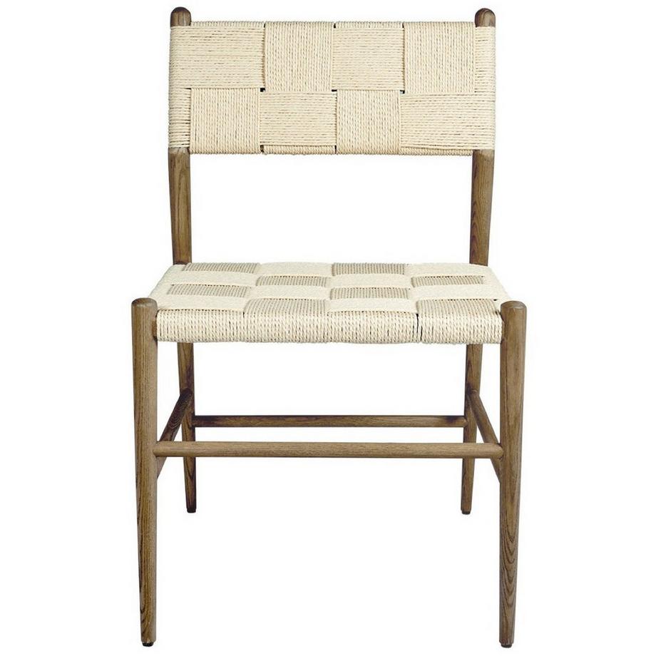 Blanc d'Ivoire Sedia da pranzo Juliette in legno di frassino naturale  