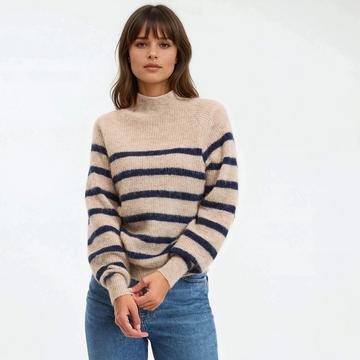 Signature Streifenpullover ARISTIDE mit Alpakawolle