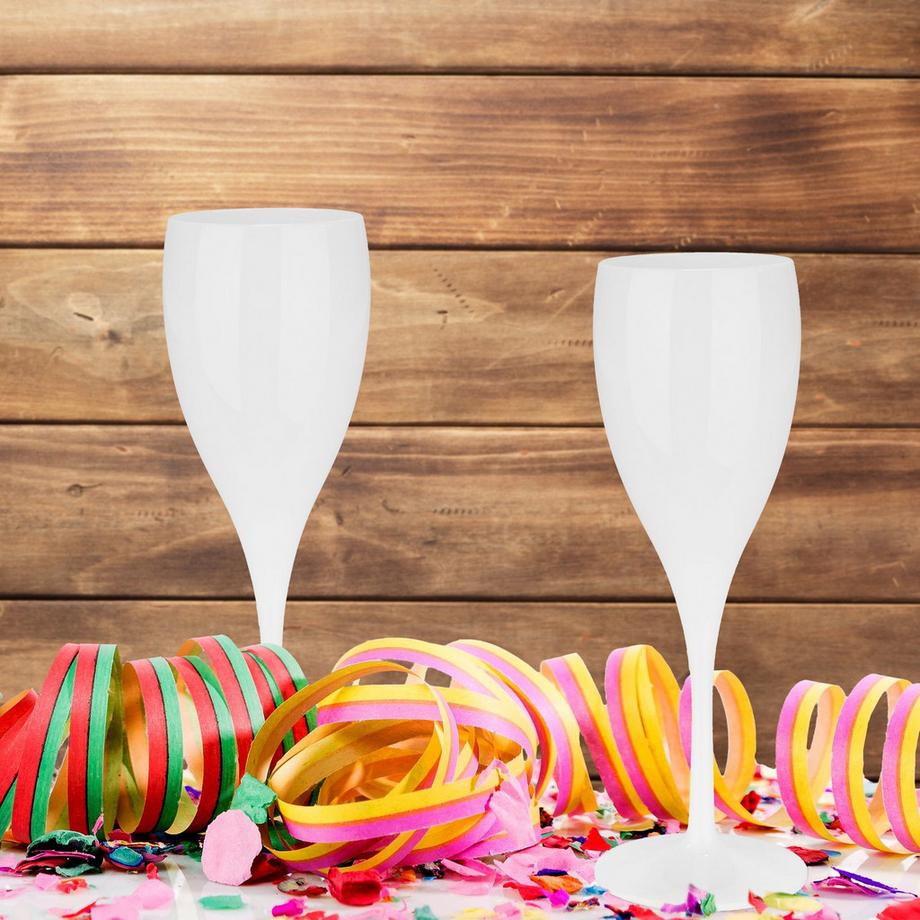 B2X Sektgläser aus Kunststoff, 6er-Set  