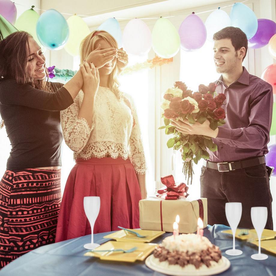 B2X Sektgläser aus Kunststoff, 6er-Set  