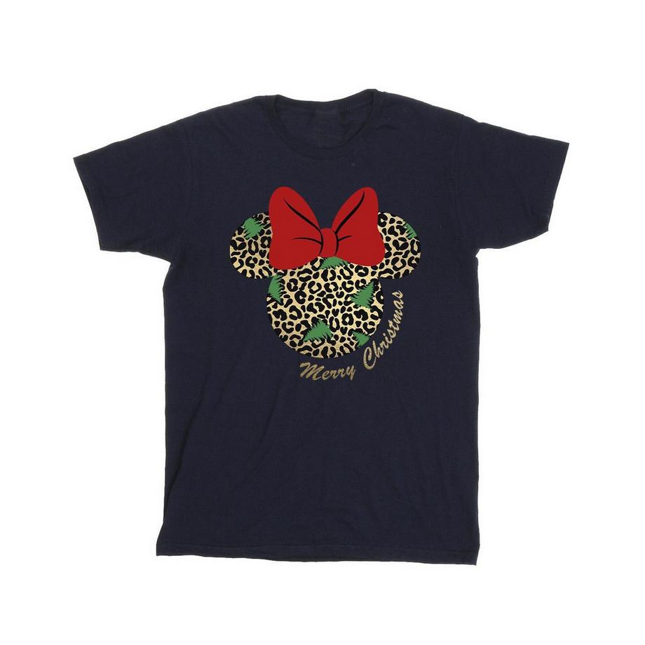 Disney T-Shirt Stampa Natalizia Minnie Mouse  