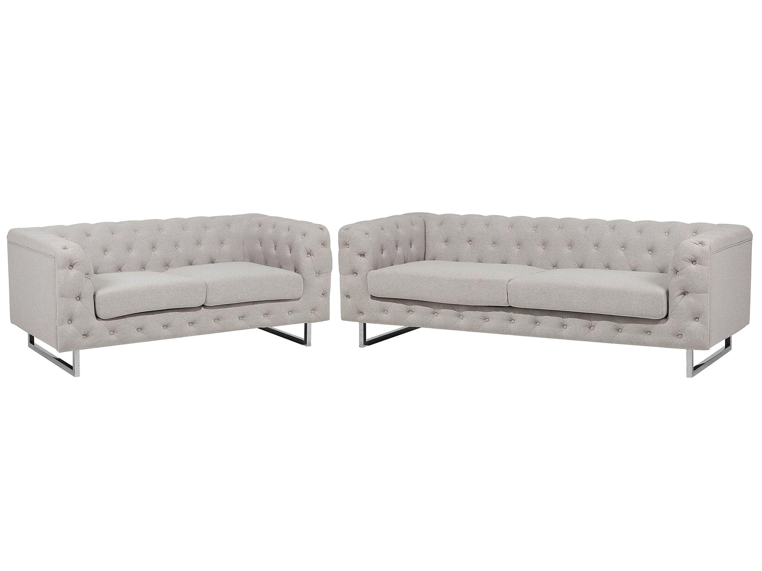 Image of Wohnzimmer Set aus Polyester Modern VISSLAND Wohnzimmer Set aus Polyester Modern VISSLAND