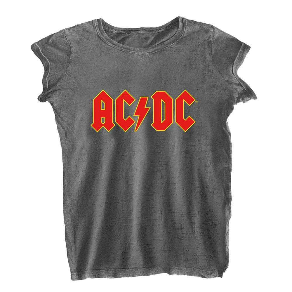 Image of Acdc Tshirt Logo Damen Grau XXL