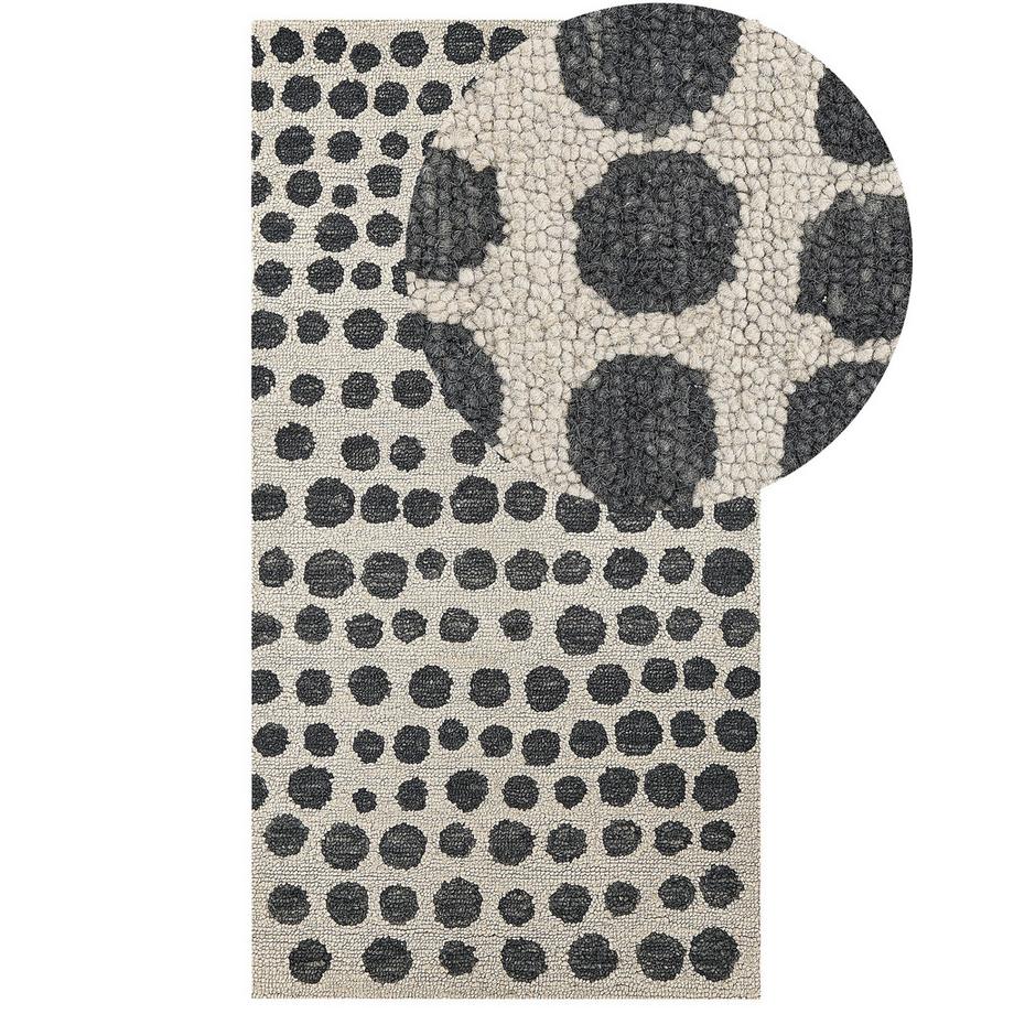 Beliani Teppich aus Wolle  HAVRAN  