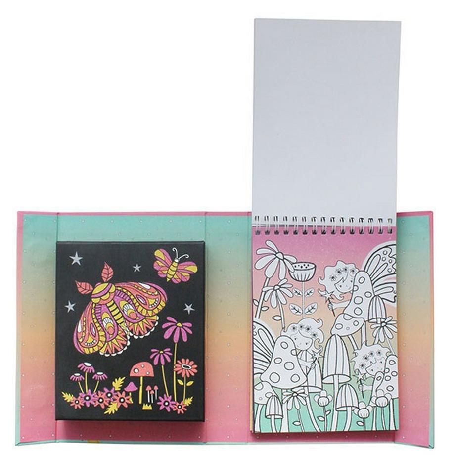 Tiger Tribe  Set de coloriage paillette, Jardin Nocturne, Tiger Tribe 