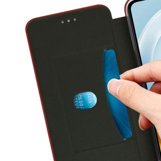 Avizar  Étui Xiaomi Poco M5 Portefeuille Rouge 