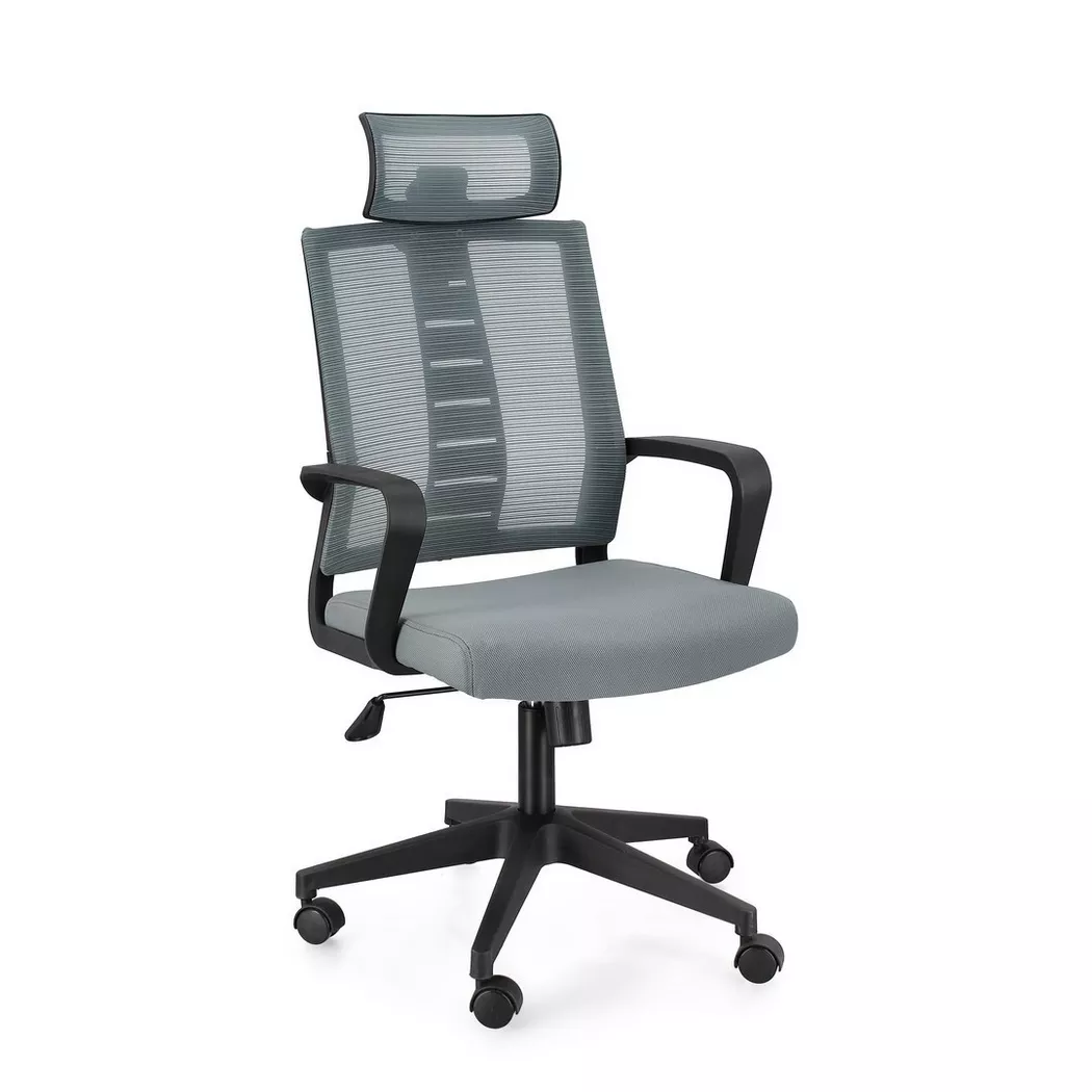 mutoni – Bürostuhl Roman Kopf dunkelgrau, One Size, Grau