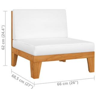 VidaXL Mittelsofa akazienholz  