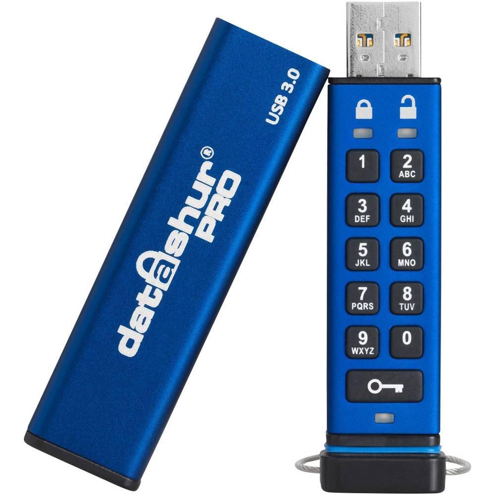 iStorage  USB-Stick datAshur Pro USB3 256-bit 64GB USB 3.0 