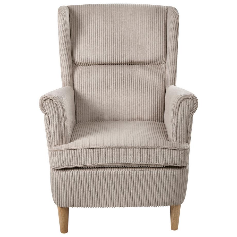 Beliani Ohrensessel aus Cord  ABSON  