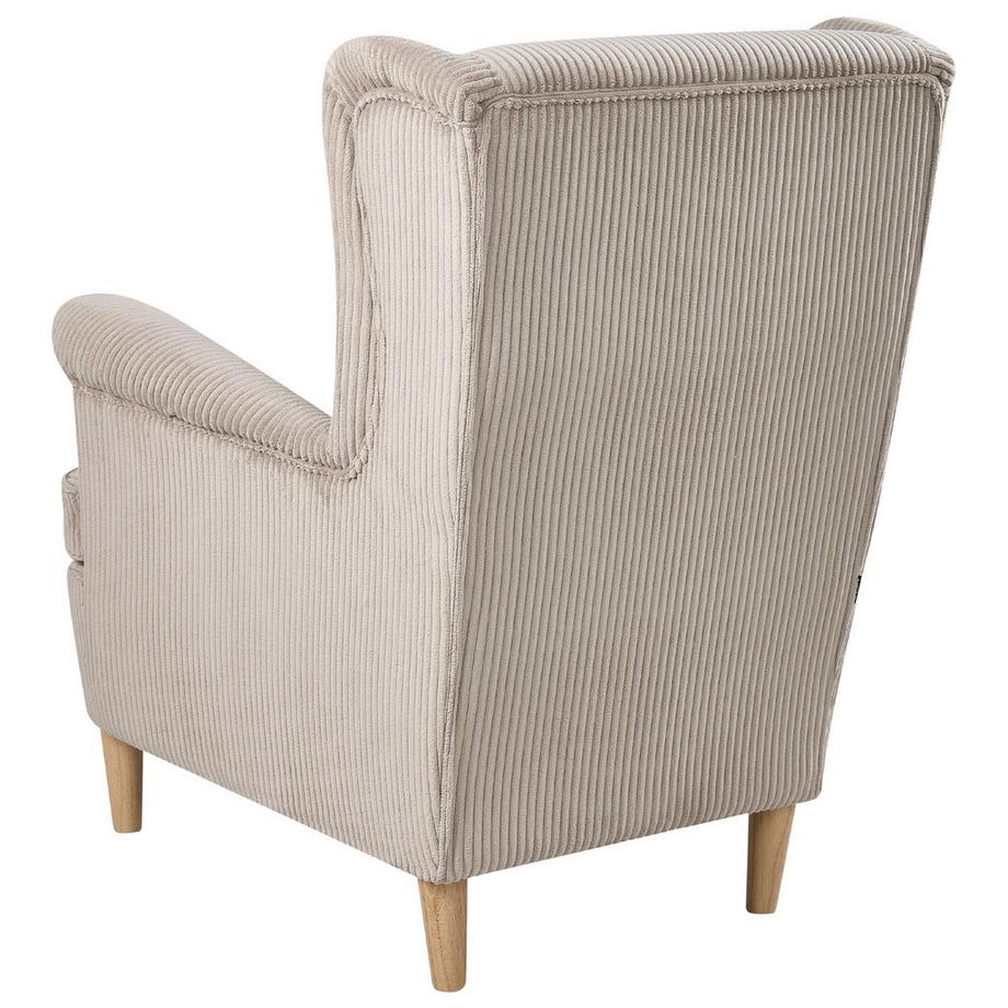 Beliani Ohrensessel aus Cord  ABSON  