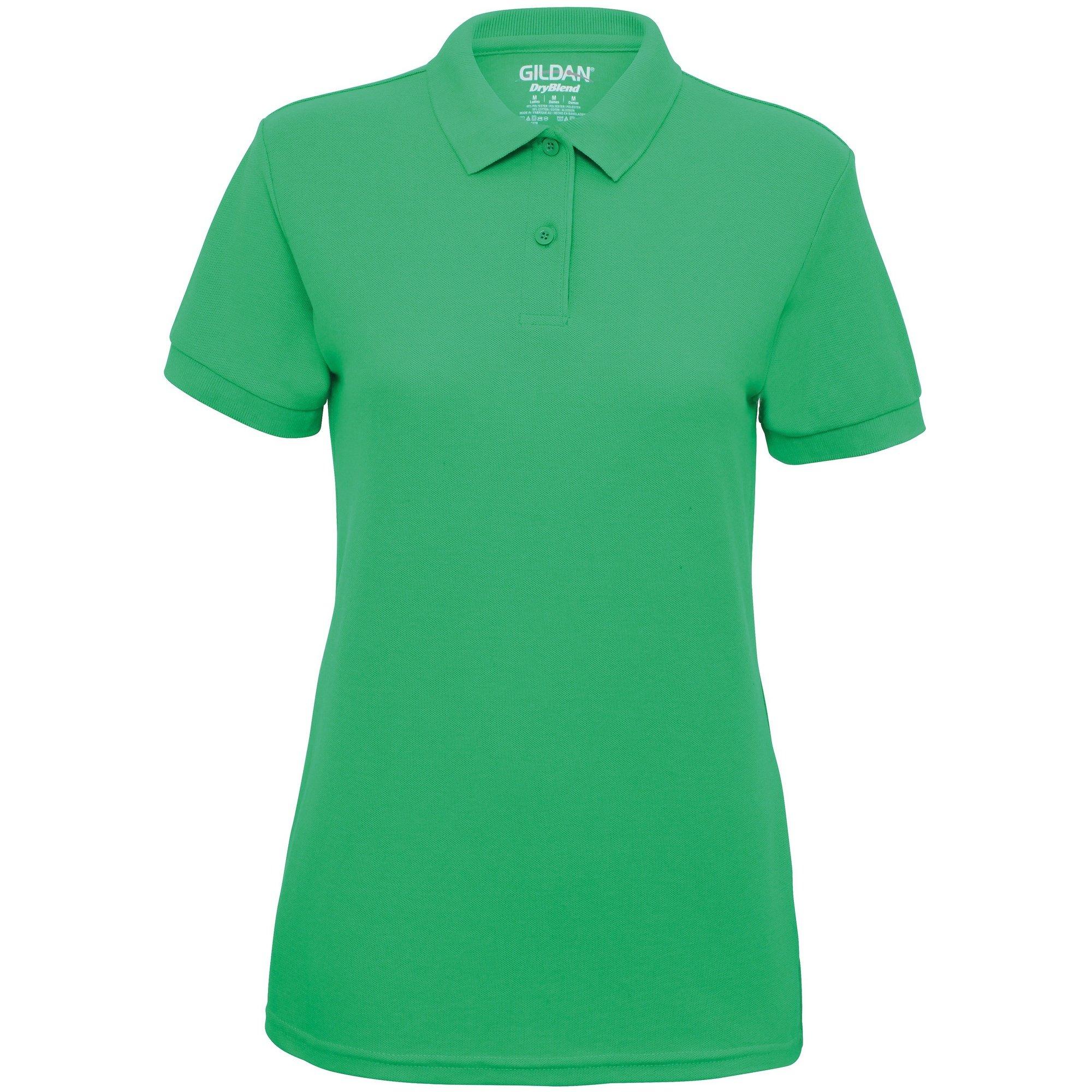 Image of Dryblend Sport Poloshirt, Kurzarm Damen Grün S