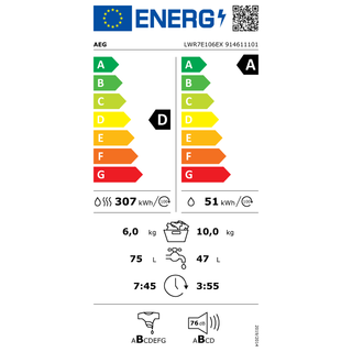 AEG LWR7E106EX  