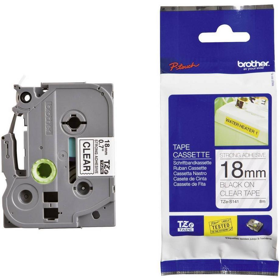 Bher TZE-Schriftbandkassette Extra-stark klebend laminiert