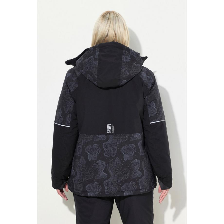 Ulla Popken Giacca Performance HYPRAR Impermeabile Ghetta Antineve Cappuccio  