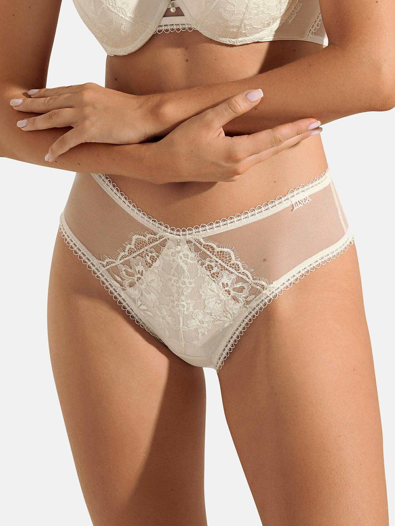 Image of Italienischer Slip Mit Ausschnitt Daydream Hochzeit Damen Elfenbein 40