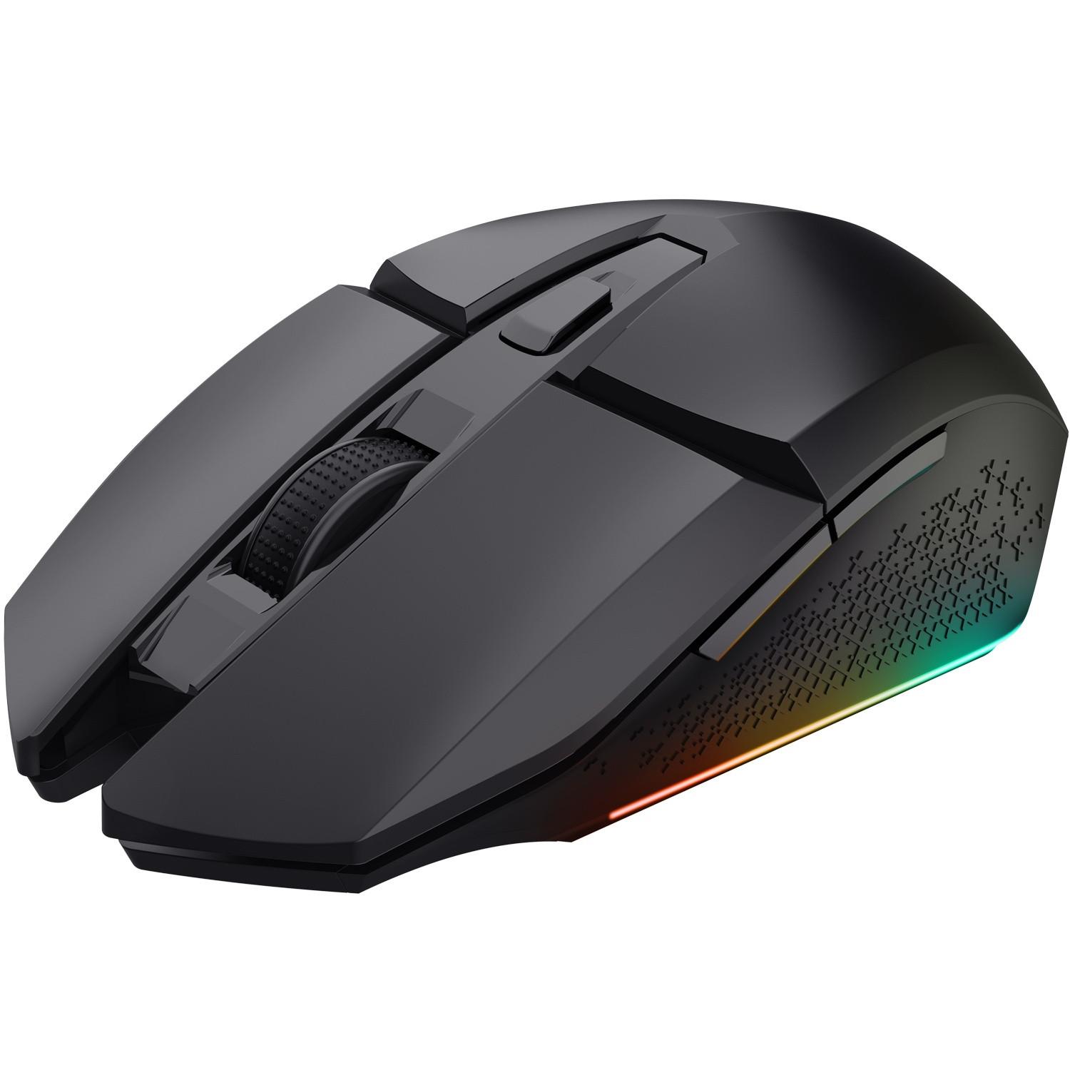 Trust  GXT 112 Felox Kabellose Gaming-Maus + Mauspad Schwarz 