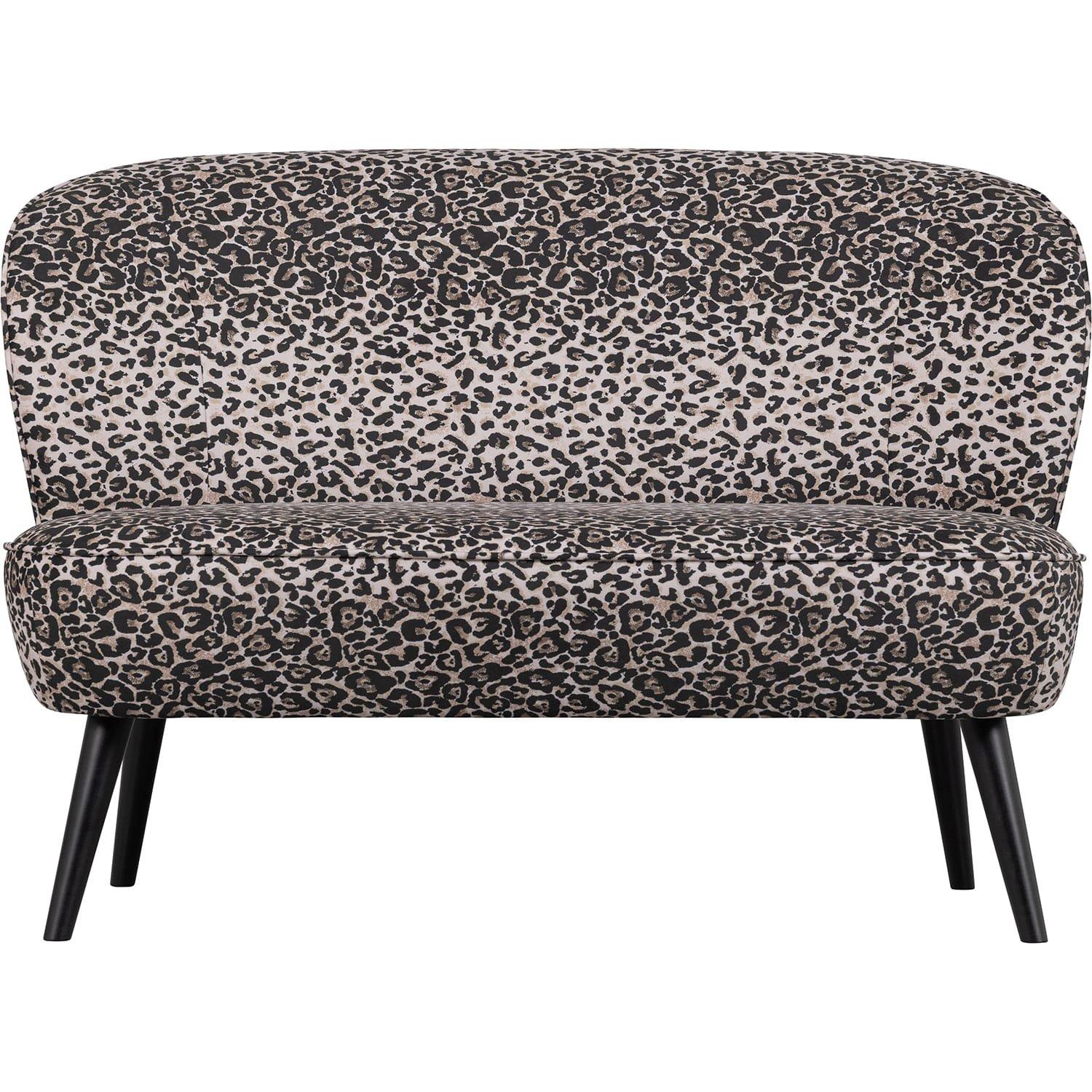 Image of Sofa Megan 2-Sitzer Velvet Panther Print 110 Sofa Megan 2-Sitzer Velvet Panther Print 110