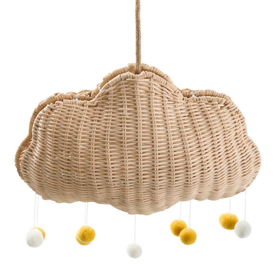 Beliani Lampe suspension en Rotin  ONON  