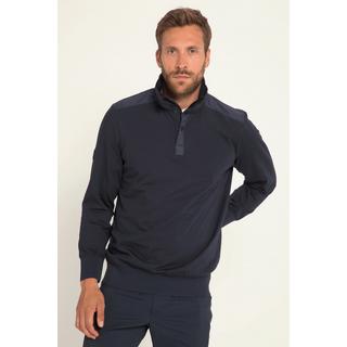 JP1880  Felpa polo da golf con collo alto e zip 