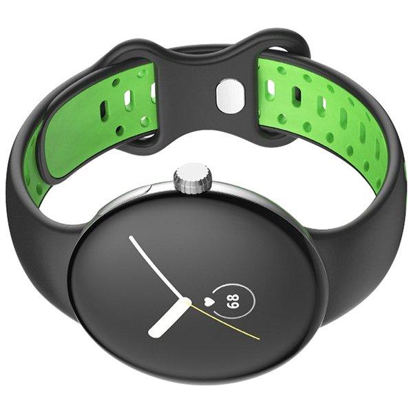 Avizar  Bracelet Pixel Watch Noir et Vert Fluo 