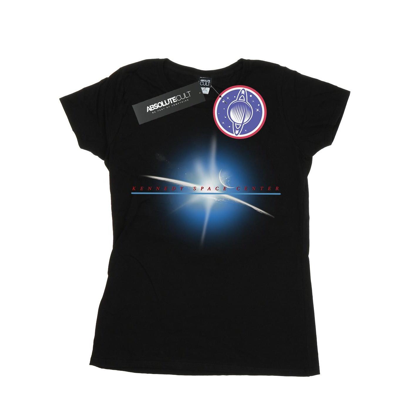 Image of Kennedy Space Centre Planet Tshirt Damen Schwarz XXL