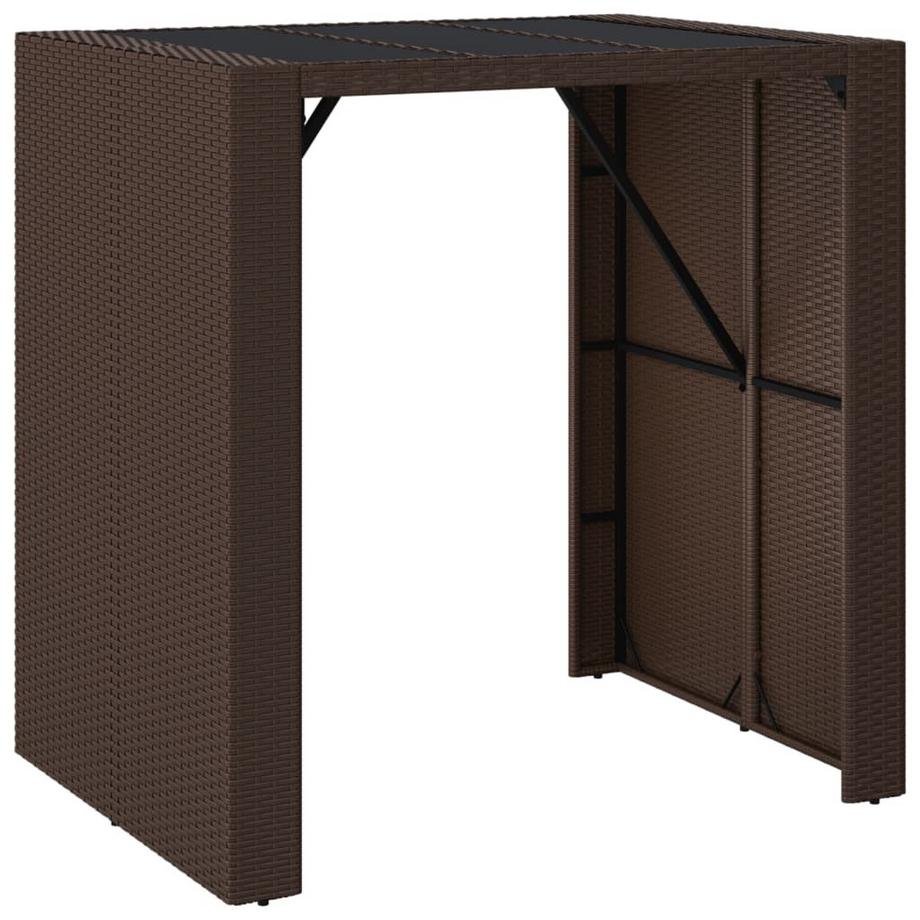 VidaXL Gartenbar set poly-rattan  