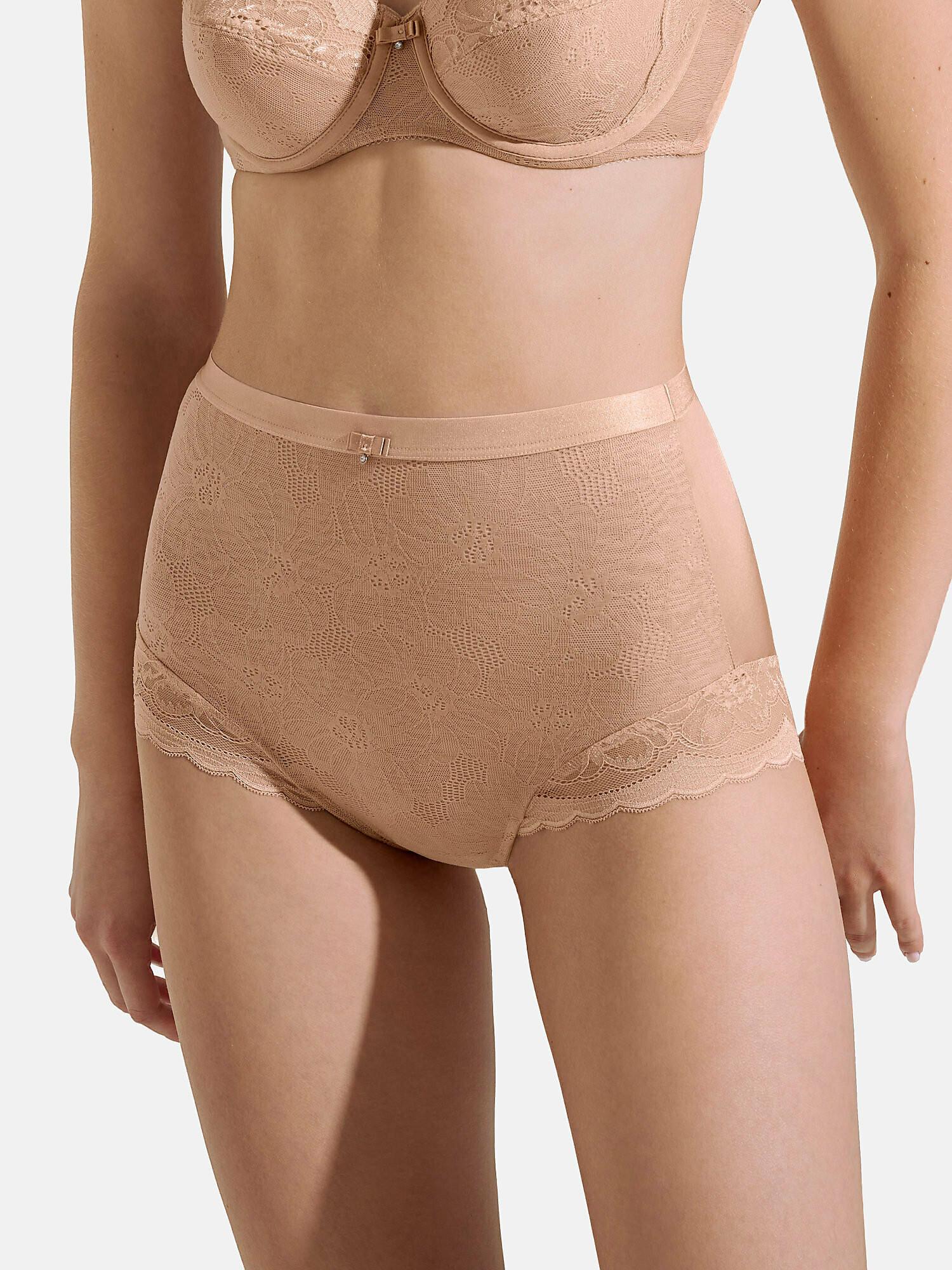 Image of Slip Mit Hoher Taille Evelyn Damen Kordel 46