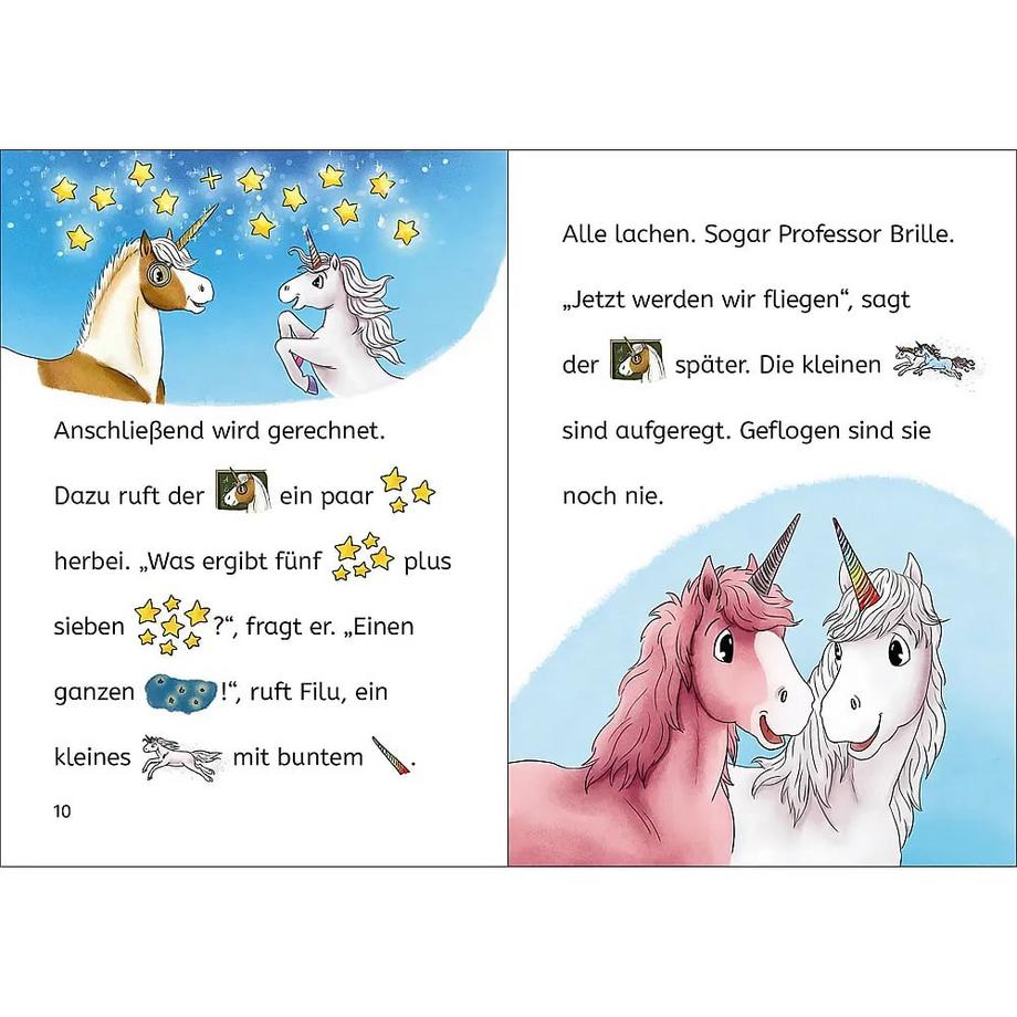 Bildermaus - Geschichten aus der Einhornschule Moser, Annette; Loewe Erstlesebücher (Hrsg.); Gerigk, Julia (Illustrationen) Couverture rigide 