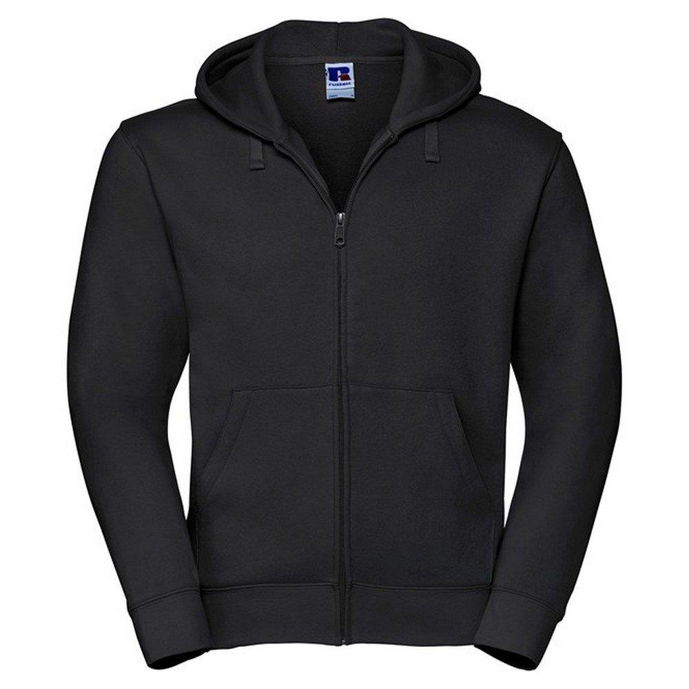 Image of Authentic Hoodie Mit Durchgehendem Reißverschluss Herren Schwarz 5XL