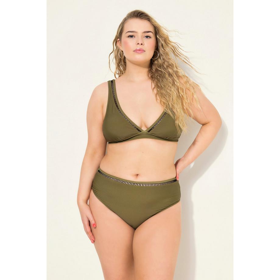 Studio Untold High Waist Bikini Slip Gitter Bordüre  