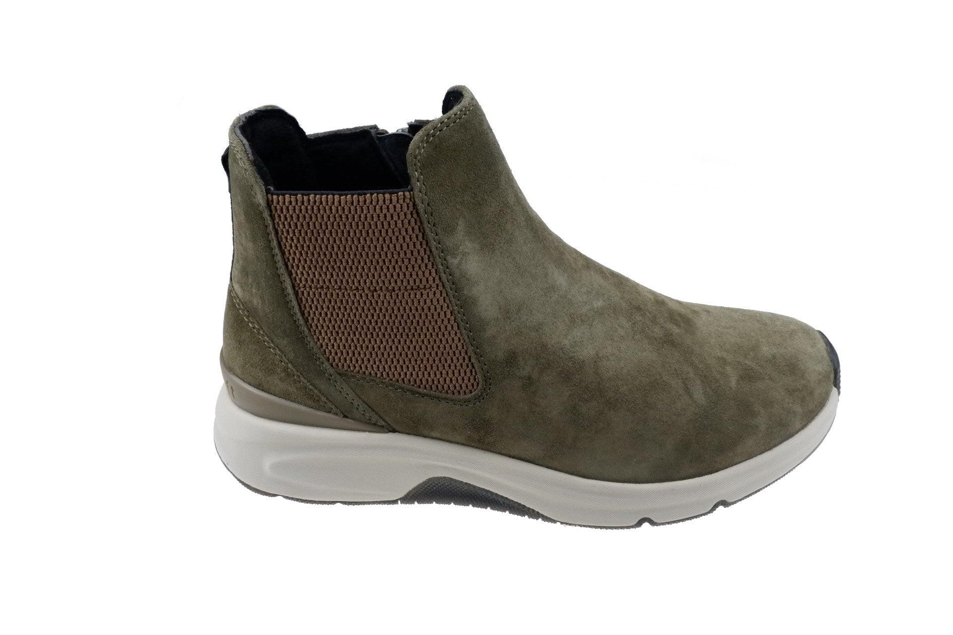 Image of 76.881.33 - Wildleder Stiefelette Unisex Grün 38.5