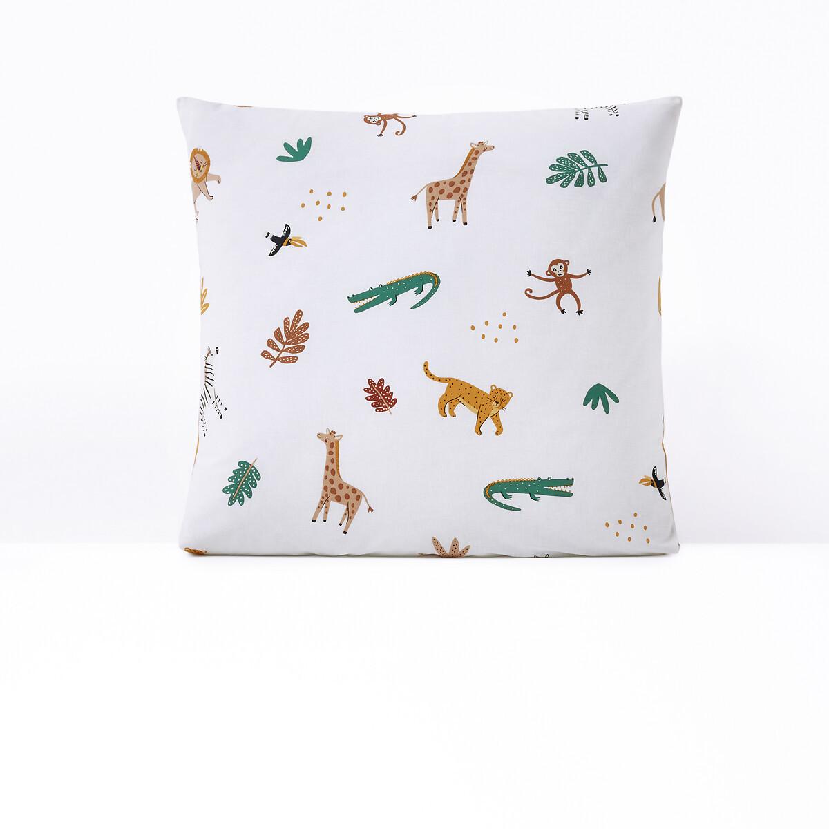 La Redoute Intérieurs Junglito Federa Cuscino Cotone Biologico  