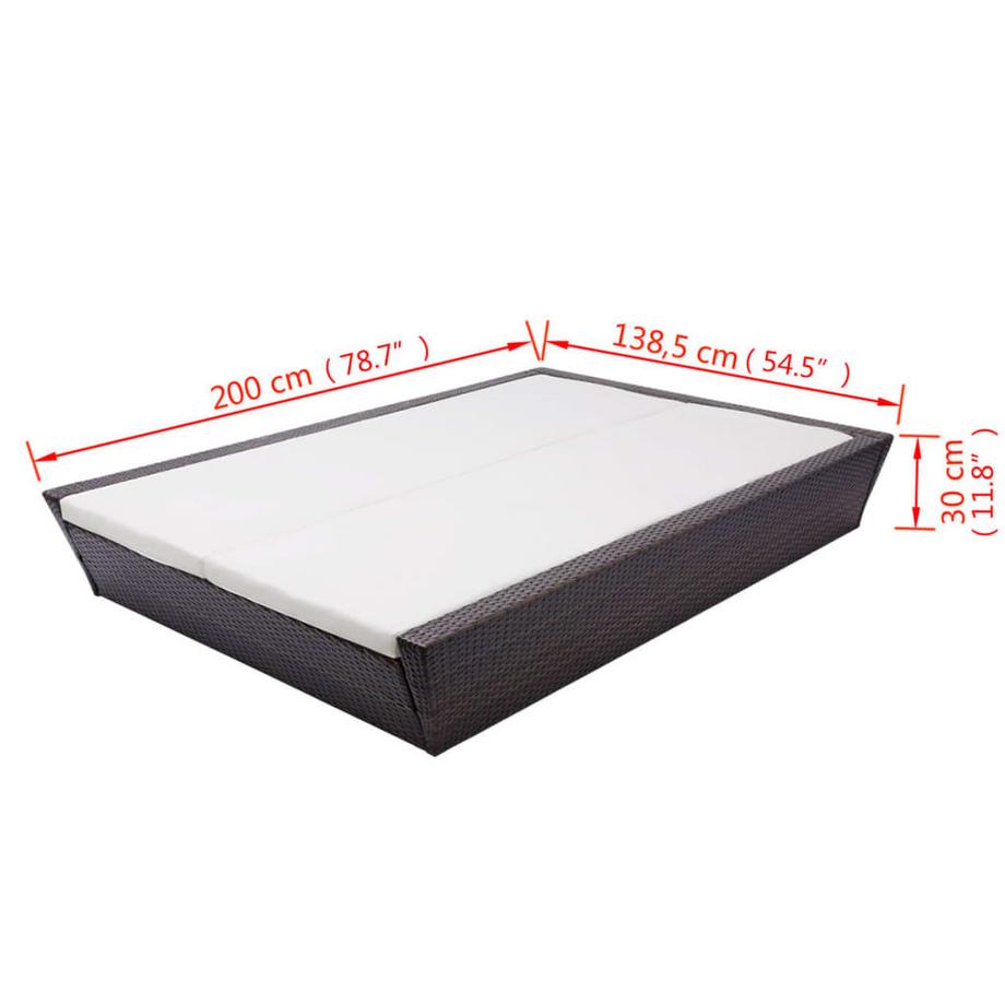 VidaXL Loungebett Comfort  