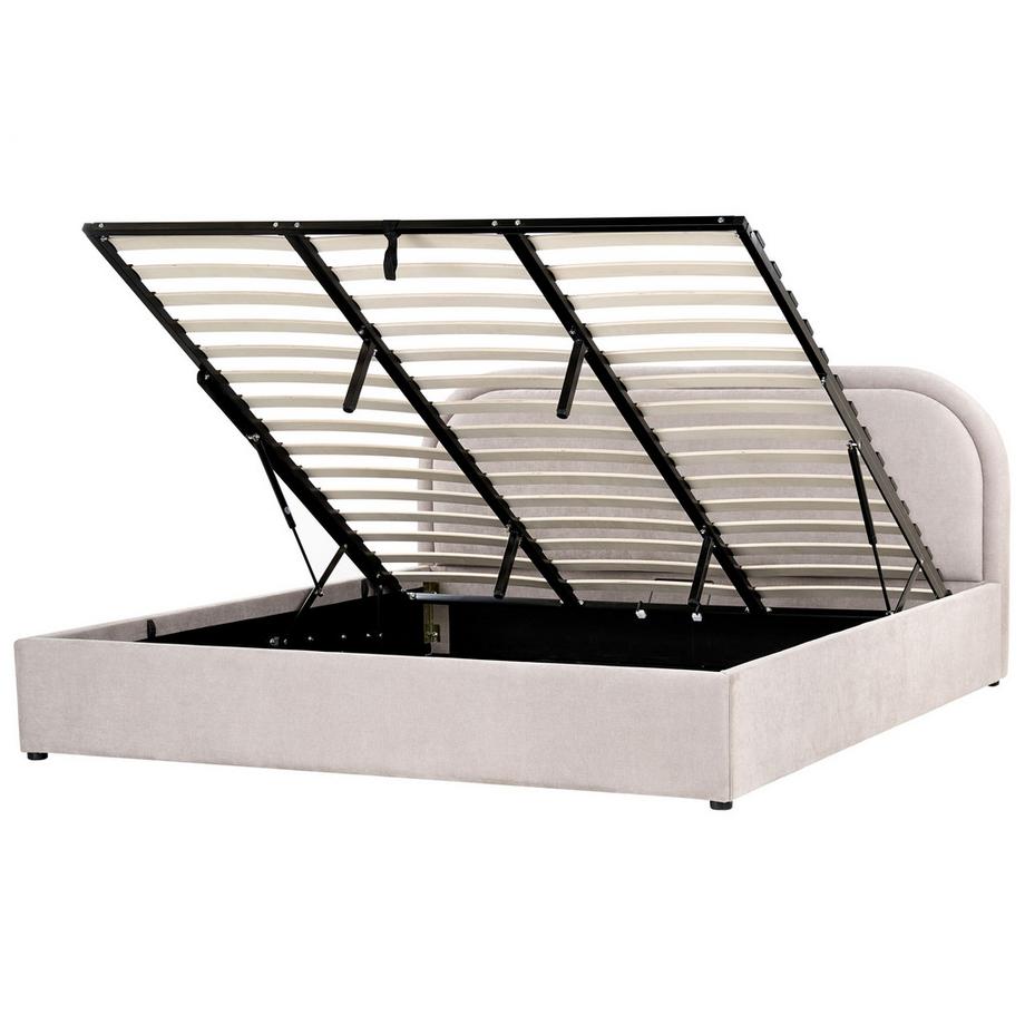 Lit ottoman en Tissu chenille  QUILLIEN