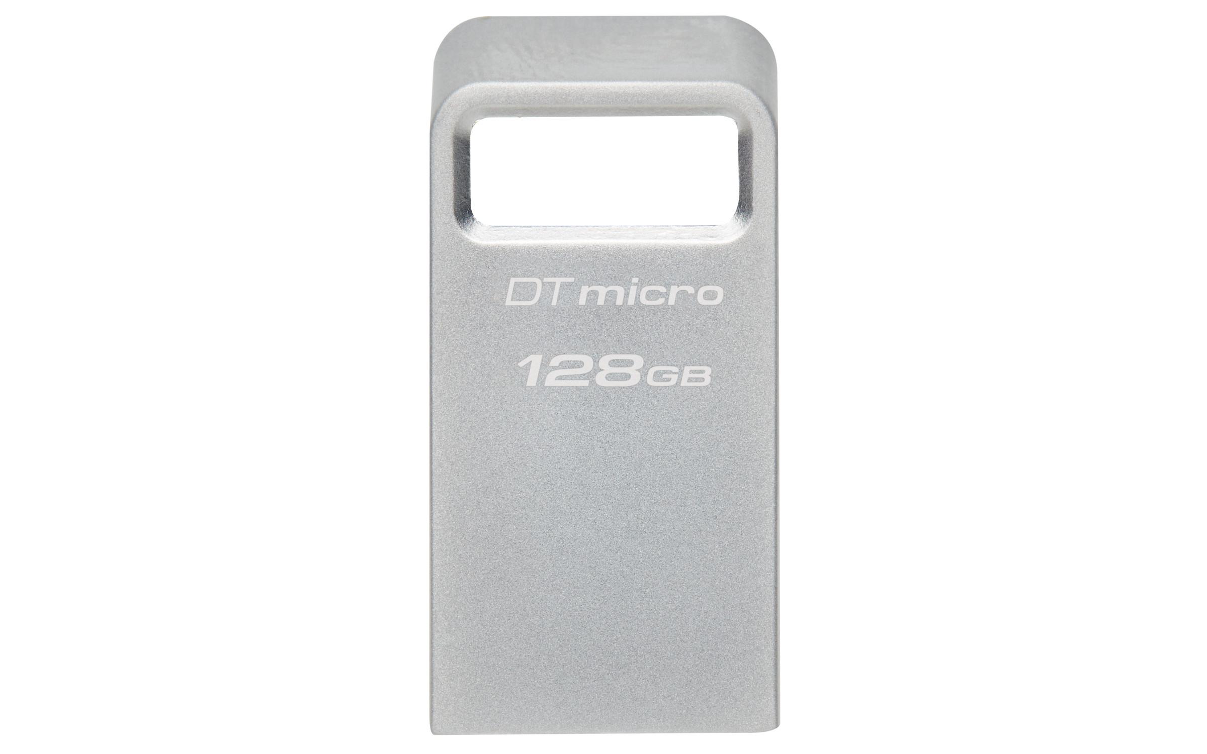 KINGSTON TECHNOLOGY  Kingston Technology DataTraveler 128 Go Micro 200 Mo/s Metal USB 3.2 Gen 1 