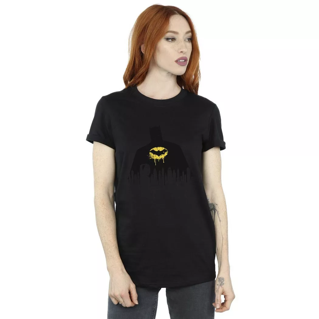 DC COMICS - TShirt, für Damen, Schwarz, Größe XL