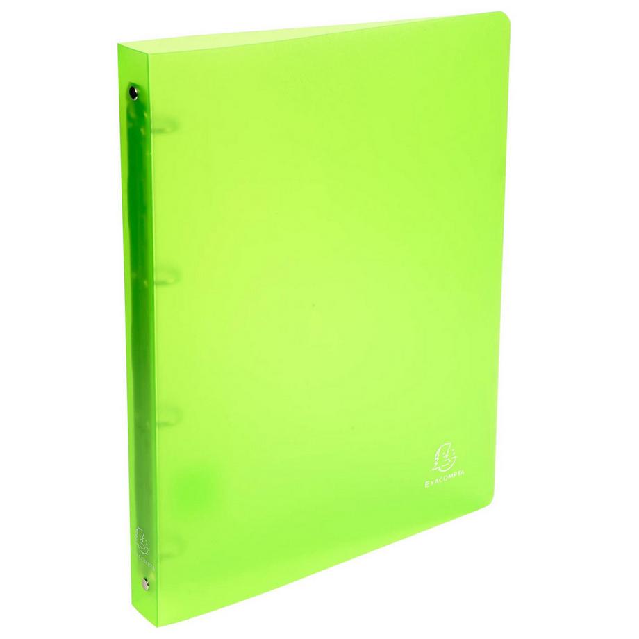 Exacompta Raccoglitore polipropilene Chromaline - 4 anelli 20mm - A4 - x 10  