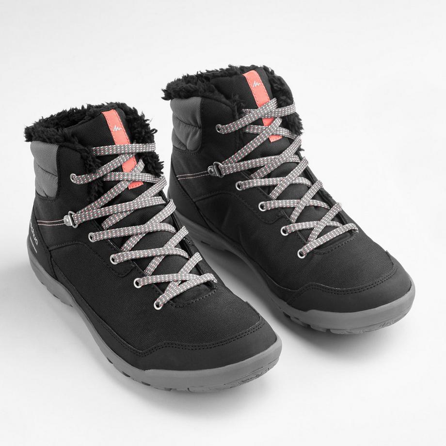 QUECHUA SH100 Scarpe da Trekking Invernali Mid Calde Impermeabili  