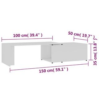 VidaXL Table basse bois d'ingénierie  