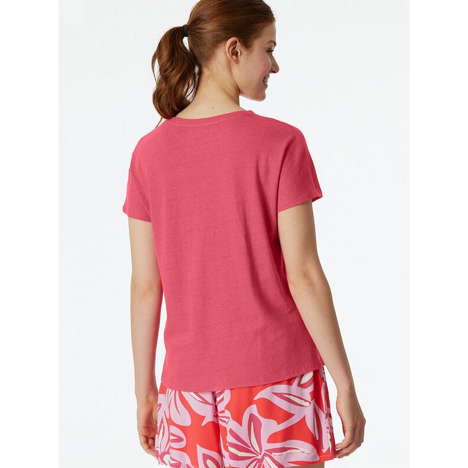 Schiesser Mix & Relax T-shirt Manches Courtes Col V  