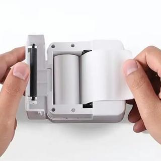 FitLife  Thermopapier Rolle für Mini Drucker Tinyprint, klebend 